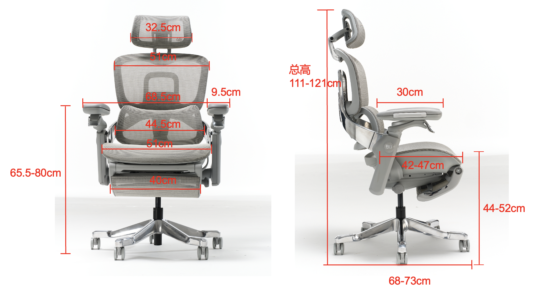 YA-HS25D02 全網滑翔椅Pro (黑):圖片 6